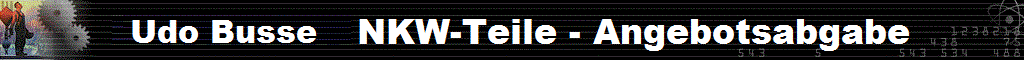 Udo Busse NKW-Teile - Angebotsabgabe